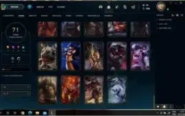 Conta League of Legends 3 skins míticas