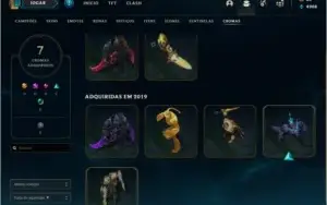 Conta LOL 73 Skins / Platina 2