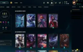Conta 181 Skins Com  Todos Os Champions
