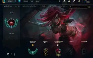 Conta PLATINA 4 | 65% Win - Lol (League Of Legends) Elomoon
