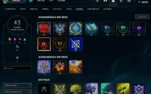 Conta PLATINA 4 | 65% Win - Lol (League Of Legends) Elomoon