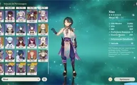 Genshin impact - ⭐9 peronagens 5 estrelas + 2 armas⭐