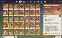 AR56  25x5* ZHONGLIc2 + BAAL + AYAKA+ GANYU + EULA + ALBEDO+