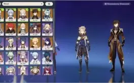 AR56  25x5* ZHONGLIc2 + BAAL + AYAKA+ GANYU + EULA + ALBEDO+