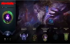 CONTA D4 71%WR RYZE TRIUNFANTE VAYNE LADRADE ALMAS 149 SKINS