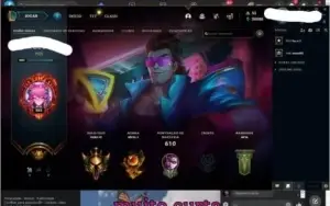 Conta lv 285 gold 4 em todas as filas +111 skins