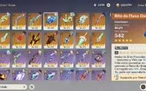 Genshin Impact Ar 60 Conta End Game Varios Chars E Armas