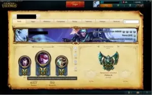 Conta Plat 3 lol