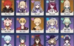 Conta Genshin Ar54 Yoimia ,Albedo,Diluc, e outros 5 Estrelas