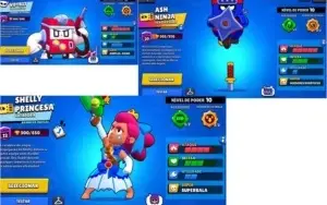 CONTA BRAWL NVL 182 + TODOS OS 51 BRAWLERS FULL