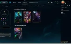 CONTA DE LOL BRONZE 2 COM 4 SKINS 1 SKIN LENDARIA
