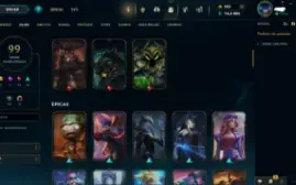 Conta Lol Gold + Valorant Com Skins