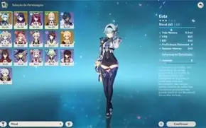[AR-35] Conta genshin Eula + Raiden + Jean