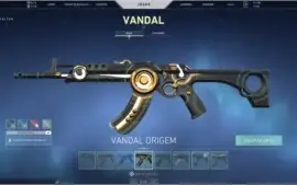 CONTA NO VALORANT COM 97 SKINS! Platina 1