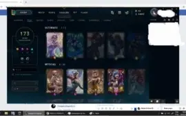 Conta nv 481, d4 solo/duo, 172 skins
