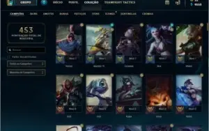 Conta de LoL G4 / todos os champs