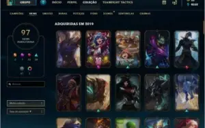 Conta de LoL G4 / todos os champs