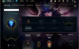 Conta bronze 2 Boa para smurfar com 18 skins e 49 champs