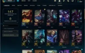 Conta bronze 2 Boa para smurfar com 18 skins e 49 champs