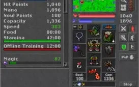 Druid em gentebra lvl 179 + outros chares conforme imagem