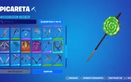 Conta Fortnite com 68 skins. temp 3/4/5. com salve o mundo