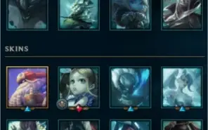 CONTA LOL PRATA 1 DIVERSAS SKINS