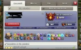 Conta de Clash of clans cv11