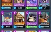CONTA CLASH LV 11 MUITAS CARTAS UPADAS TOP