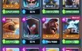 CONTA CLASH LV 11 MUITAS CARTAS UPADAS TOP