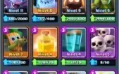 CONTA CLASH LV 11 MUITAS CARTAS UPADAS TOP