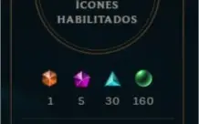 Conta lol 101 skins, diamante 4 na season 8. Atual: plat 4