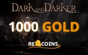 Dark And Darker // Cada 1 K de Gold = R$2,20
