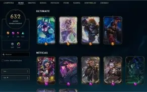 Conta LoL 632 skins full acesso