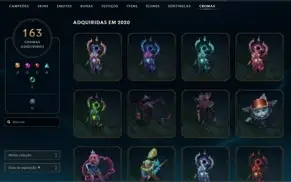 Conta LoL 632 skins full acesso