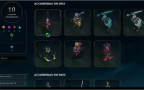 Conta league of legends