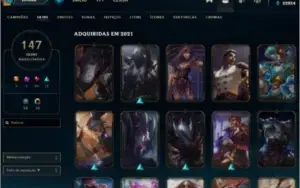 Conta league of legends