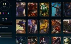 CONTA LOL C/91 SKINS