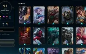 CONTA LOL C/91 SKINS