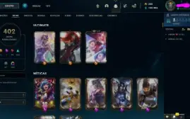 Conta Lol Diamante Iv - Lvl 647 - 402 Skins e muito mais!!