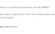 VENDO CONTA VALORANT PARA PAGAR A FACUL DO MEU FILHO