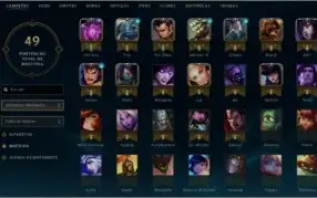 CONTA PLATINA 4 - 34 CAMPEÕES - SKIN VITORIOSA