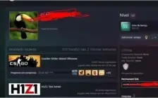 2 Contas csgo medalhas de 10/5 anos 6kh d jogo sem prime