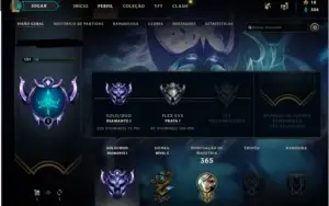 CONTA LOL D1 - 124 CHAMP - 85 SKINS - GRÃO MESTRE 2020