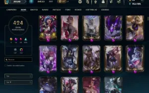 Conta Esm3 Lol  Com Quase Todas As Vitoriosas (Exceto J4)