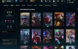 Conta Esm3 Lol  Com Quase Todas As Vitoriosas (Exceto J4)