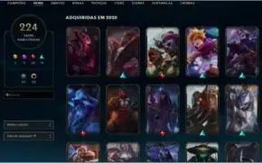 CONTA LOL - D3- TODOS OS CAMPEÕES - 224 SKINS (2011)