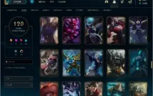 Conta Lol - 120 Skins + LVL 200+ -- Prata 4