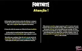 (Promoção) CONTA FORTNITE ACOMPANHADA DE 2.000 V-BUCKS RARA
