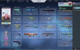 Conta Platina com diversas Skins