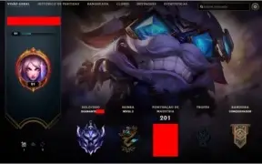Conta LOL praticamente full skins.